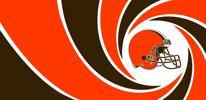 007 Cleveland Browns logo iron on paper